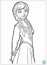 Coloring Pages Frozen Disney Princess Anna Print Printable Dinokids Color Kids Characters Sheets Elsa Close sketch template