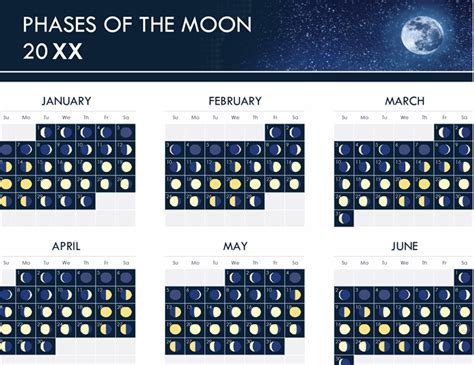 printable yearly full moon calendar   calendar  ireland