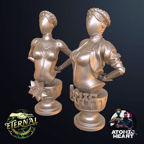 3d File The Twins Left And Right Bust Pack Atomic Heart Eternal・3d