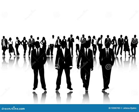 leadership stock vector image  leader silhouette illustration