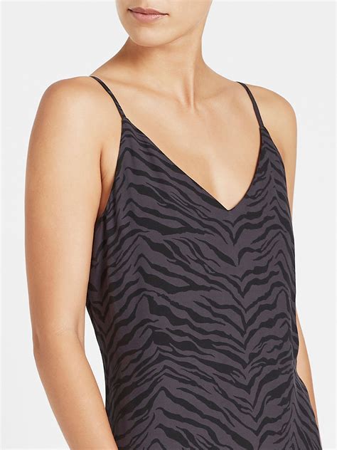 Rails Clothing Yara Slip Dress In Charcoal Tiger – Order Of Style