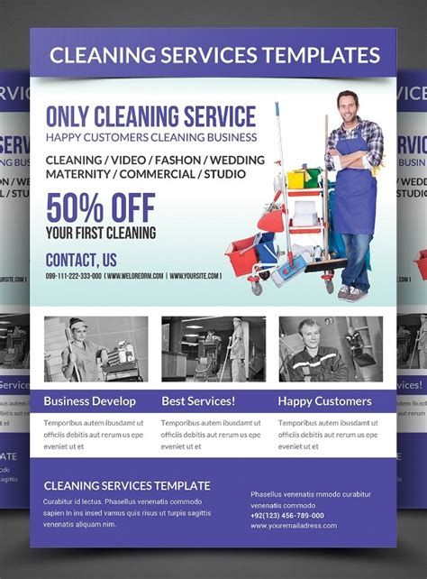 flyer template cleaning companies flyers     fantastic flyer