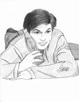 Shahrukh Khan sketch template