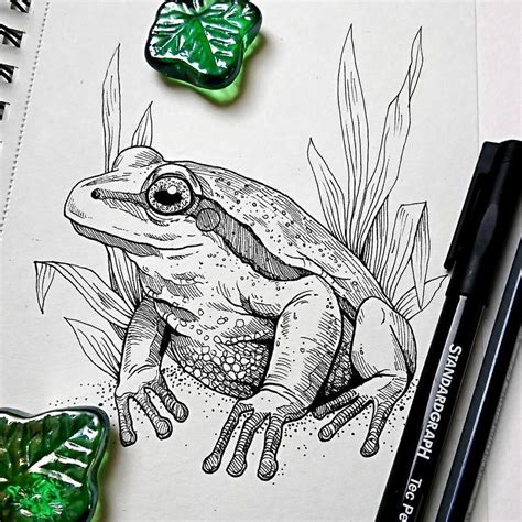 create intricate  detailed drawings  animals embedded