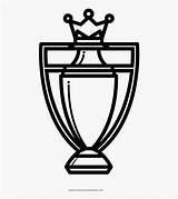 League Trophy Premier Champions Coloring Icon Transparent Pngkey Kindpng sketch template