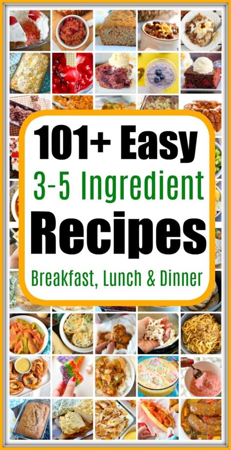 easy cheap  ingredient recipes  typical mom