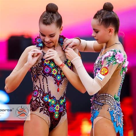 Dina And Arina Averina Russia 🇷🇺 World Championships Baku Azerbeidzjan