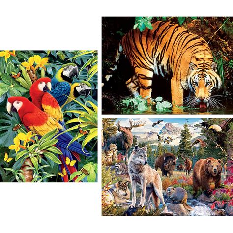 set   animal  piece jigsaw puzzles spilsbury