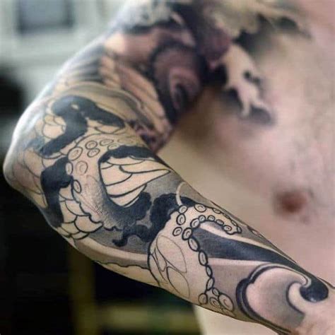 50 japanese octopus tattoo designs for men tentacle ink ideas