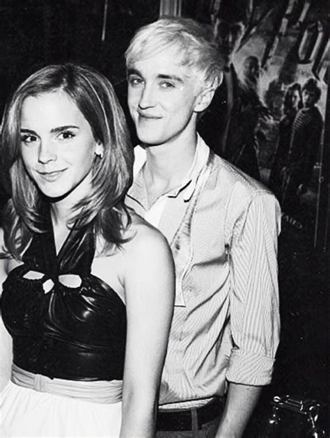 Emma Watson And Tom Felton Love Them Both Dramione Tom Felton