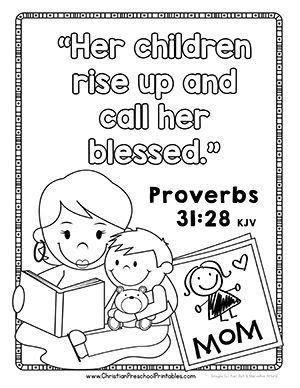 mothers day bible crafts activities honor  mother