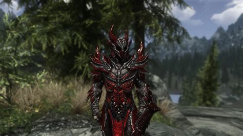 true daedric armor  skyrim nexus mods  community
