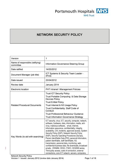information security program template
