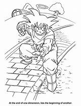Super Pages Coloring Saiyan Goku Dragon Ball Getcolorings Print sketch template