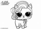 Lol Coloring Pages Pets Puppy Fur Sur Printable Kids Color sketch template