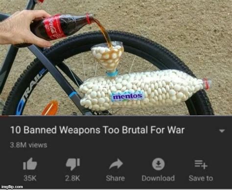 top 10 weapons banned from war memes and s imgflip