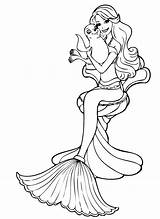 Ausmalbilder Mermaids Siren Imprimir Fee Feen sketch template