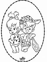 Flintstones Bam Pebbles Cartoons Pierrafeu sketch template