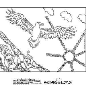 aboriginal colouring pages brisbane kids colouring pages
