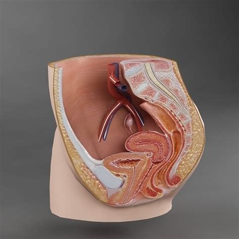 Anatomy Female Reproductive System Body Se 3d Model