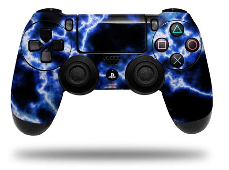 vinyl skin wrap  sony ps dualshock controller electrify blue controller  included