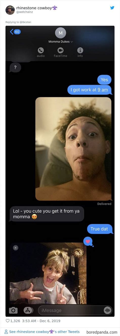 People Send Selfies With No Context To Their Moms 34 Pics