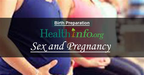 sex and pregnancy health