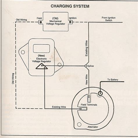 ford voltage regulator wiring diagrams