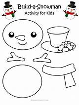 Snowman Preschoolers Simplemomproject Activity Kindergarteners Ornament Preescolares Navidad Manualidades Fieltro Adornos Moldes Decoracion Creativas Navideños Muñecos sketch template