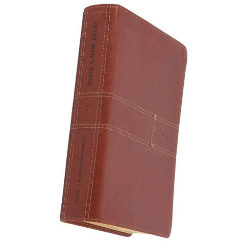 Niv Every Man S Bible Deluxe Journeyman Edition Thumb Indexed Duo