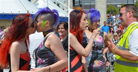 Shocked Lesbian Couple Kicked Out Of Festival For Disgusting Kissing