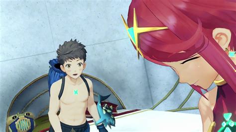 Xenoblade Chronicles 2 Swimsuit Edition Cutscene 085 You Remind Her