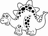 Coloring Pages Dinosaur sketch template