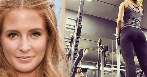 Millie Mackintosh Pictured Working On Her Abs And Bum At The Gym