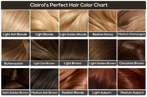 Girls Hair Color Chart By Azurevirgo Brown Hair Color
