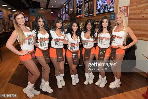 Hooters Girls Attend Hooters Manhattan Vip Press Party At Hooters