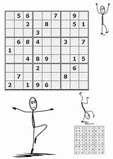 Sudoku Move Coloring sketch template