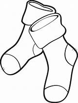 Socks Coloring Sock Christmas Pair Drawing Pages Printable Kids Stockings Clipart Color Template Print Sheets Getcolorings Getdrawings Technical Designlooter Clipartmag sketch template