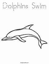 Dolphin Worksheet Coloring Fin Dolphins Mammal Swim Ocean Flipper Print Sheet Favorites Login Built California Add Usa Twistynoodle Tracing Noodle sketch template