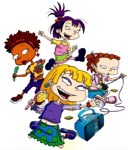 Angelica Kimi Lil And Susie Digimon Wallpaper Rugrats