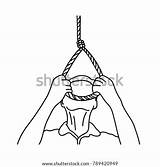 Man Noose Suicide Drawing Sketch Hanging Stock Illustration Outline Vectors Royalty Vector Drawn Thoughts Lines Hand Shutterstock Pic Getdrawings Isolated sketch template