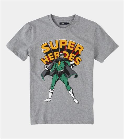 wear  conquer brand super junior  spao superhero shirt