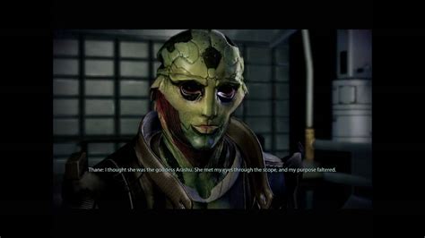 mass effect 2 about thane s wife youtube