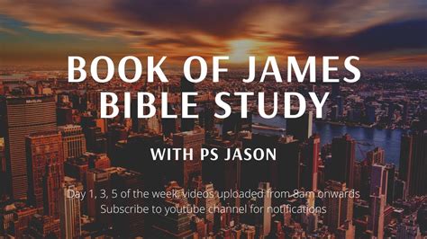 book  james bible study  youtube
