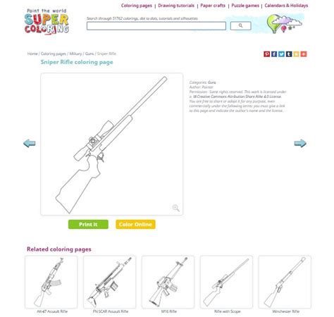 easy printable fortnite guns weapon coloring pages  word file