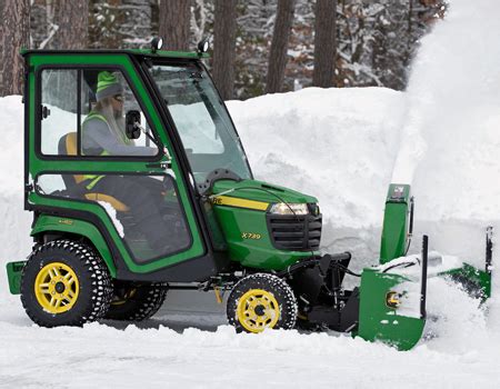 snow removal equipment   quick hitch snow blower john deere