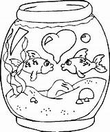 Coloring Pages Aquarium sketch template