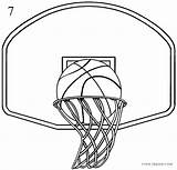 Basketball Hoop Draw Coloring Pages Drawing Court Goal Step Ball Outline Printable Cool2bkids Drawings Easy Color Cool Print Sports Getcolorings sketch template
