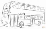 Bus Decker Coloring Double Drawing Draw Pages Tour Transport Step London Printable Colouring Buses Drawings Public Super Games Kids Tracing sketch template