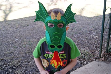 dragon mask kids mask childs mask childrens mask dress